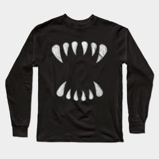 Halloween Monster Vampire Fangs Long Sleeve T-Shirt